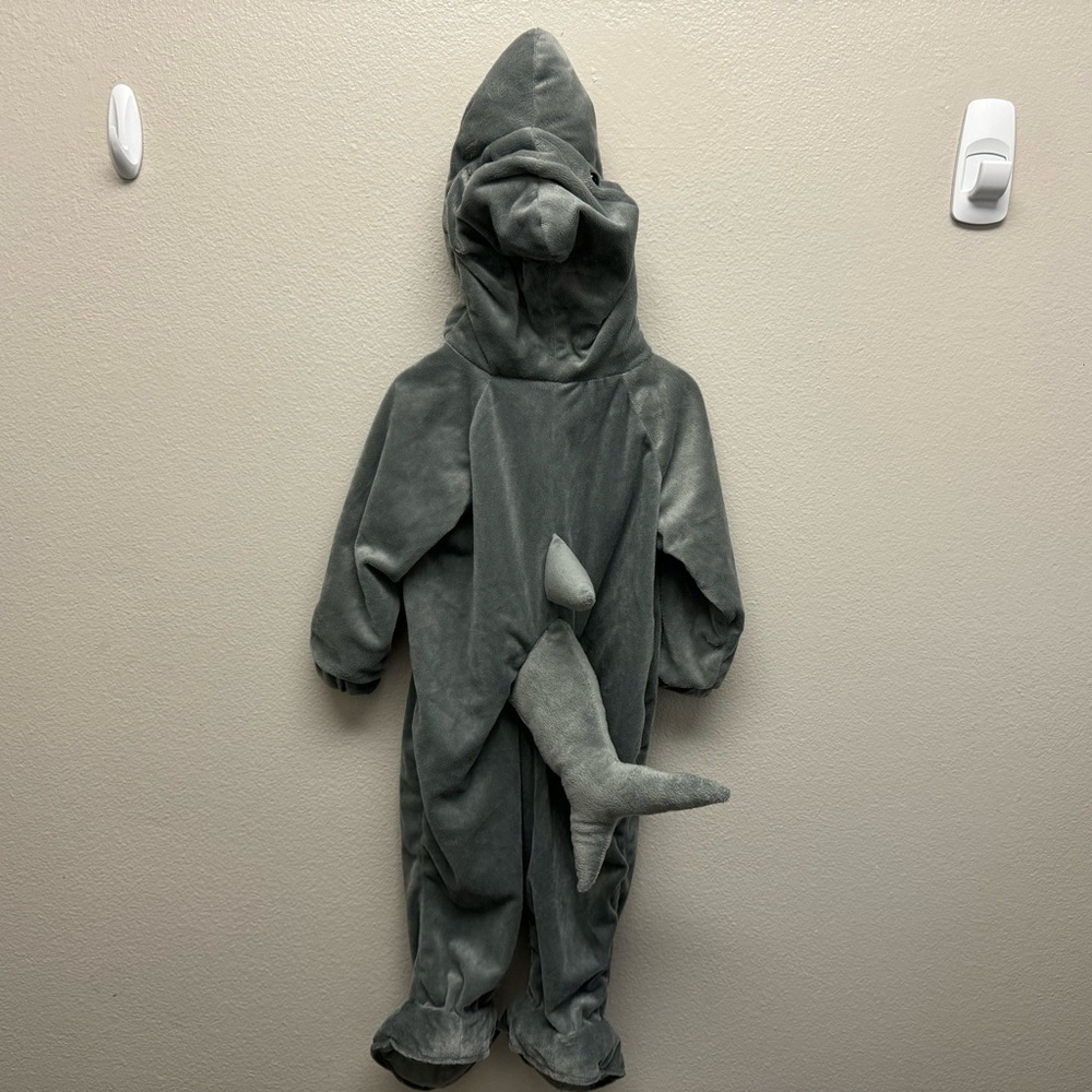 Kids Shark Costume - Gray and White/ shark bite xl - Picture 4 of 5